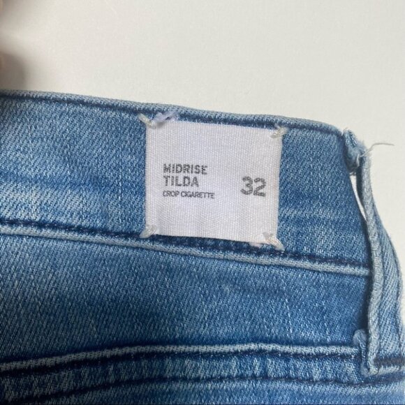 HUDSON | Tilda Mid-rise Crop Cigarette Jeans - Picture 9 of 11